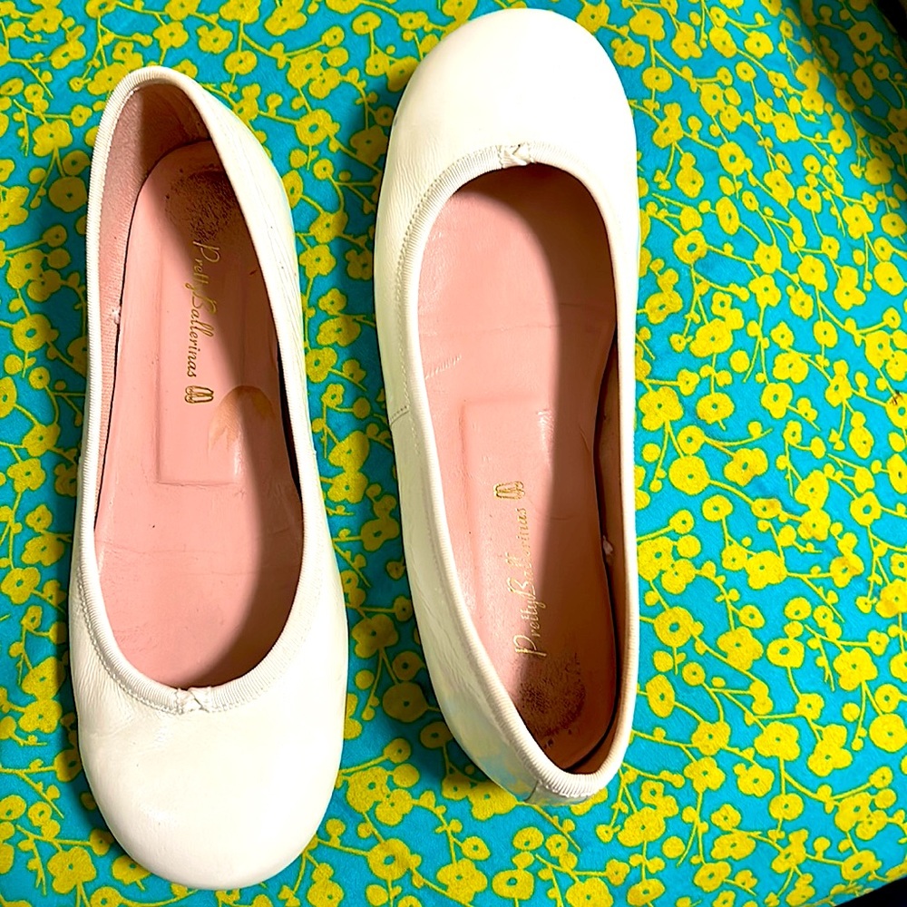 Pretty ballerinas white Rosario
